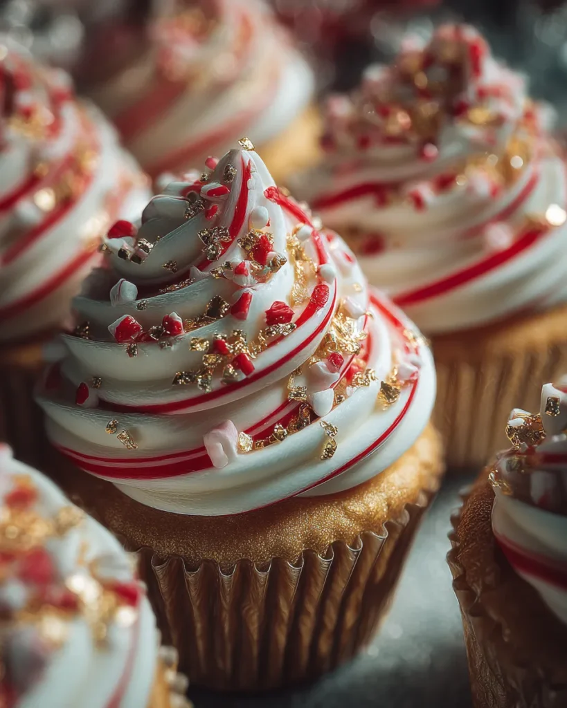 Candy Cane Cupcakes