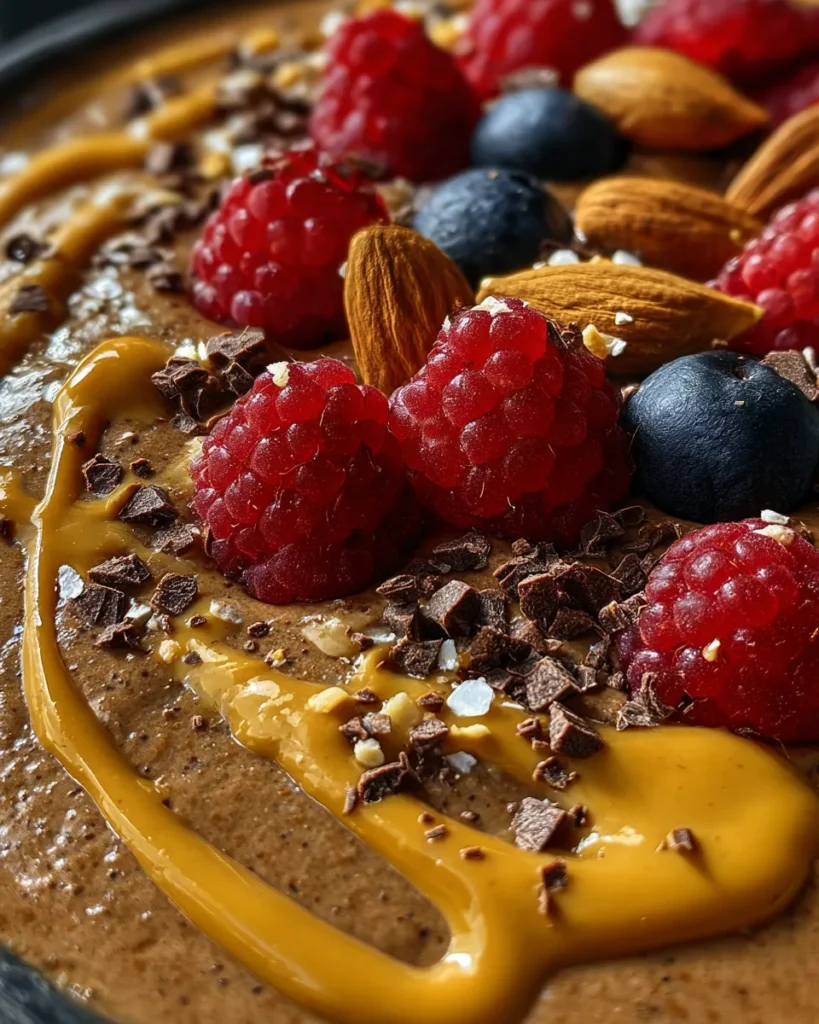 Chocolate Peanut Butter Smoothie Bowl Recipe