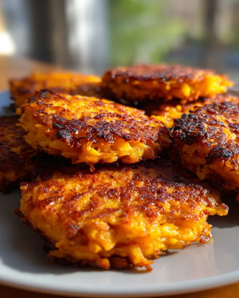 Crispy Healthy Sweet Potato Hash Browns