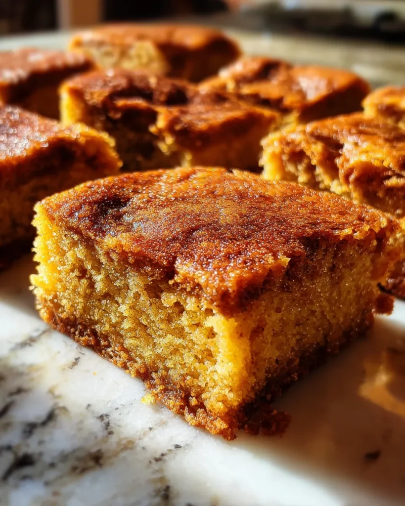 Easy Cinnamon Sugar Blondies