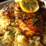 Easy Greek Lemon Chicken with Flavorful Rice Recipe
