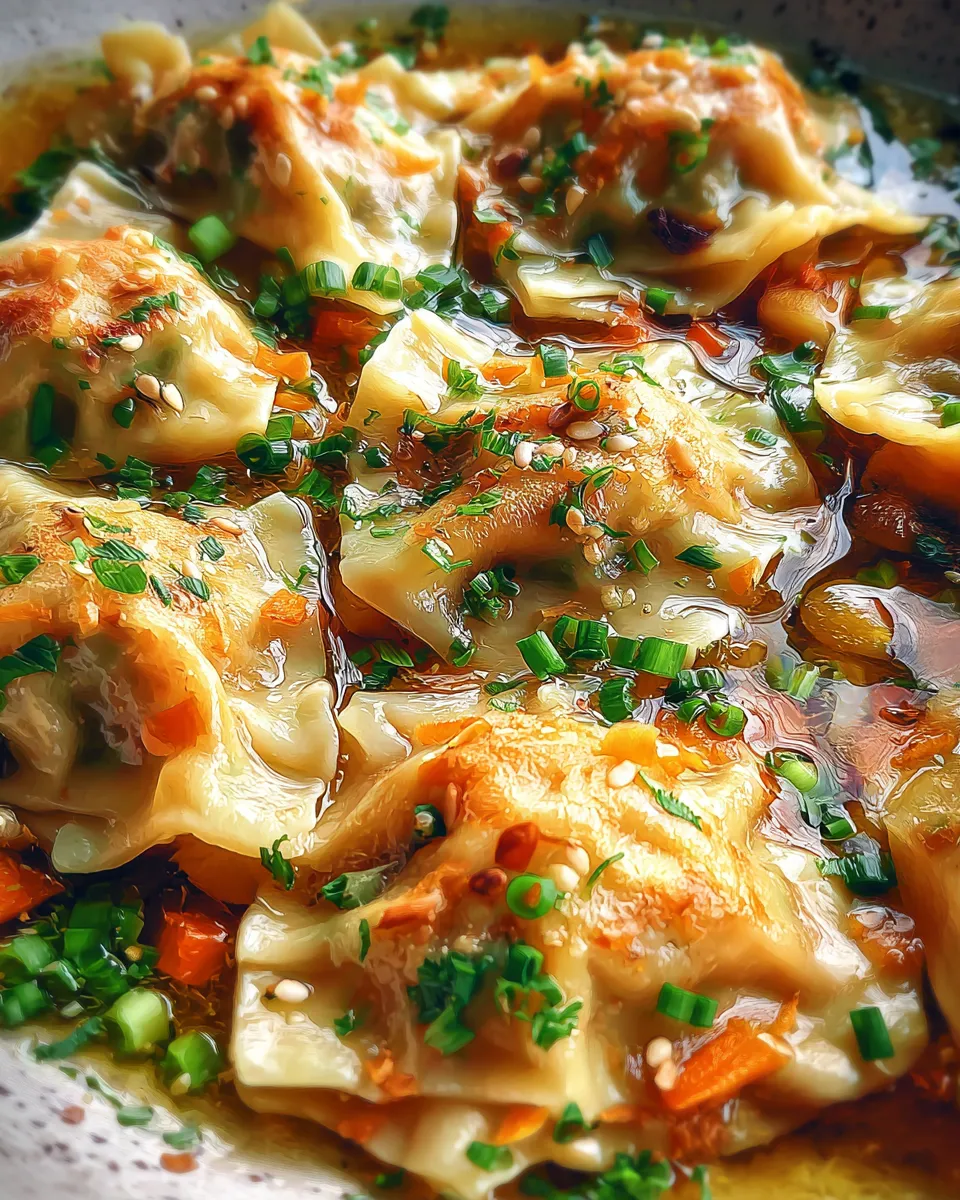 Easy Potsticker Soup