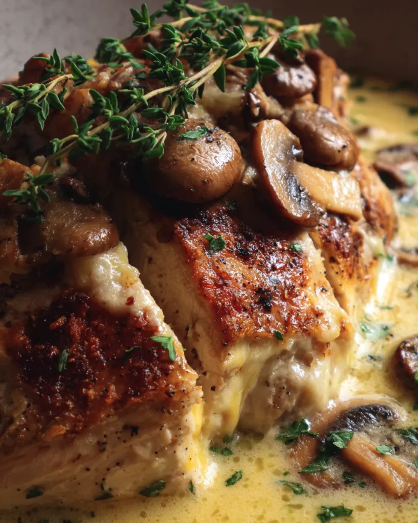 Easy Rotisserie Chicken & Mushroom Soup