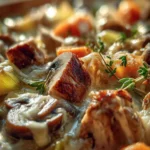 Easy Rotisserie Chicken & Mushroom Soup