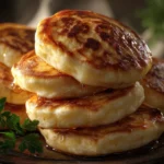 Fluffy Banana Cottage Cheese Pancakes