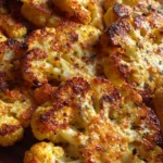 Golden Crusted Cheesy Cauliflower Steaks Recipe