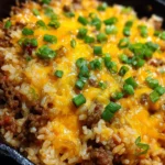 Ground Beef and Rice Skillet Recipe