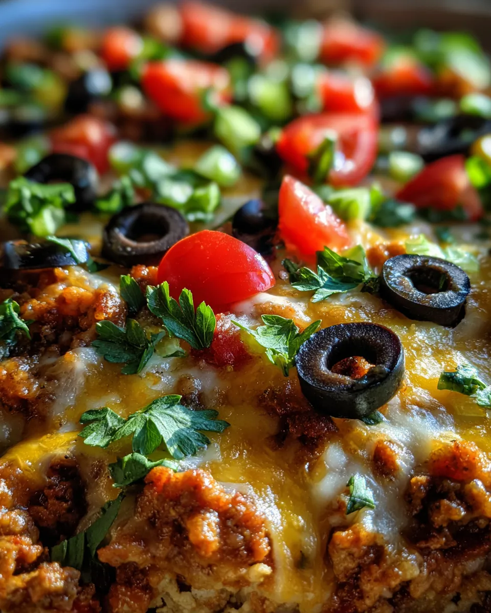 Ground Turkey Taco Casserole Recipe with 5 Irresistible Layers