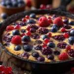 High Protein Berry Bake