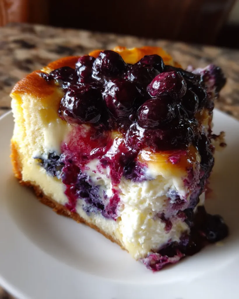 Lemon Blueberry Cheesecake Cake Recipe
