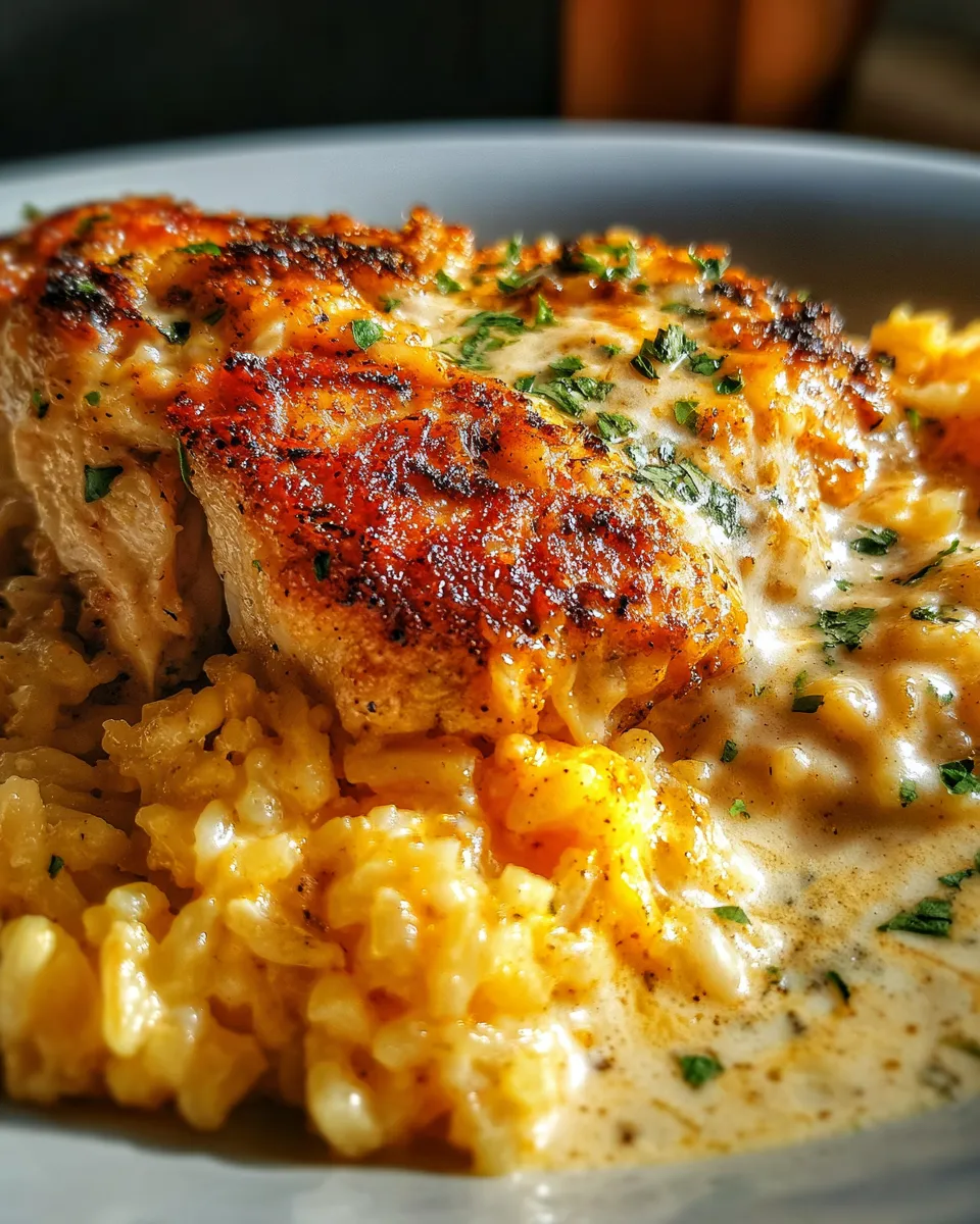 Parmesan Chicken Rice One Pan Creamy Parmesan Chicken And Rice Recipe That Heals Like Home