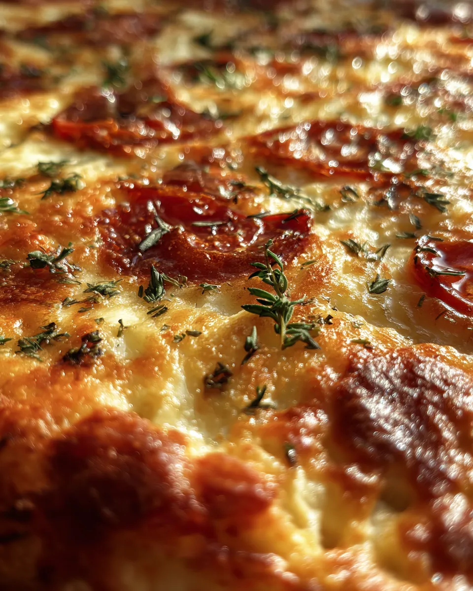 Pizza Cottage Cheese Bake