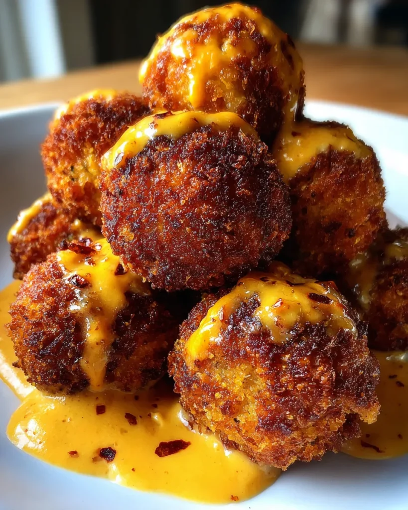 Reuben Balls with Spicy Thousand Island Sauce