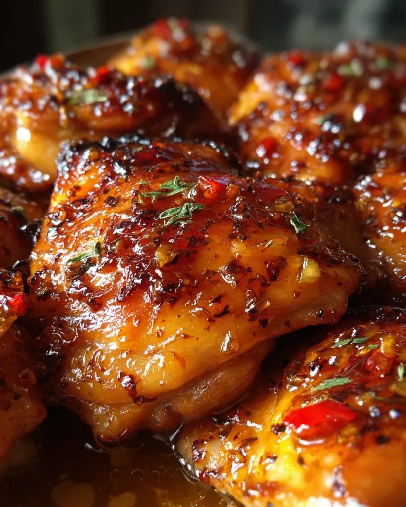 Sheet Pan Maple Glazed Chicken Thighs Recipe