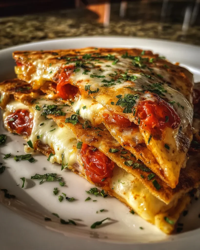 Simple Pizza Quesadillas Recipe