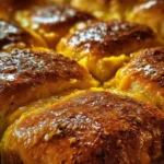 Soft Pumpkin Rolls with Spiced Butter