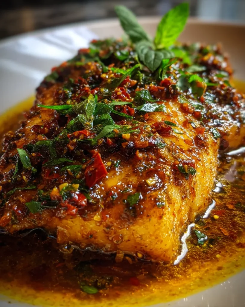 Tropical Grouper with Spicy Coconut Recipe