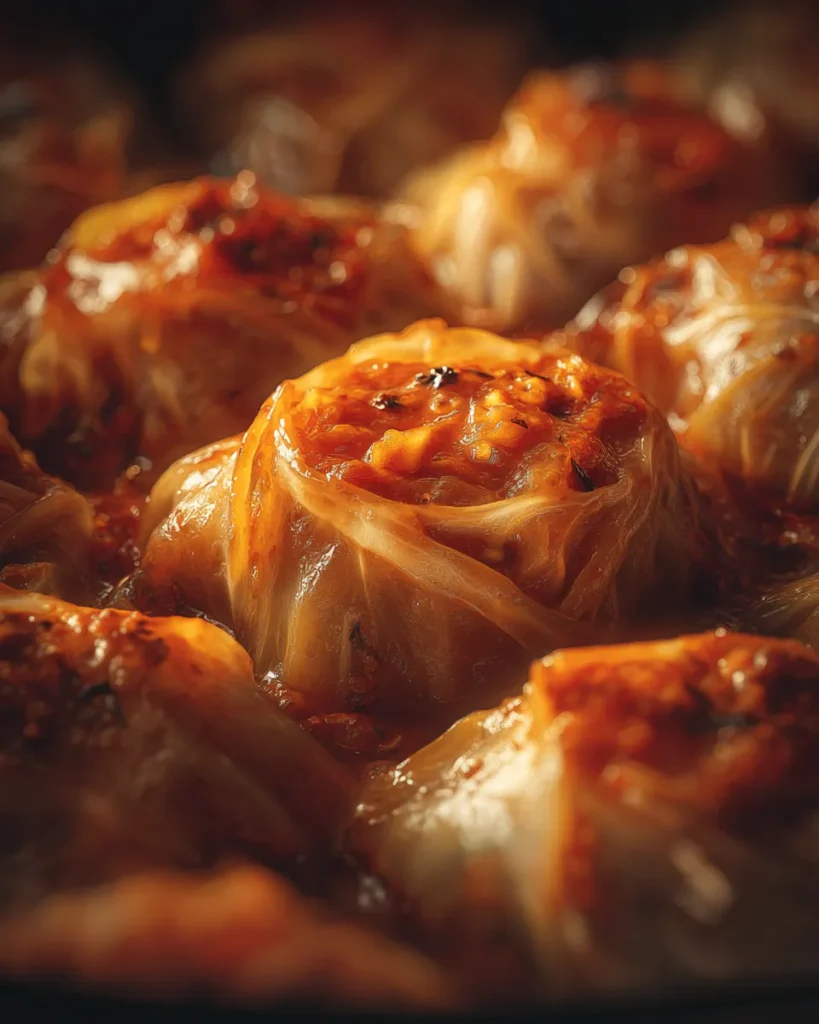 Vegetarian Stuffed Cabbage Rolls