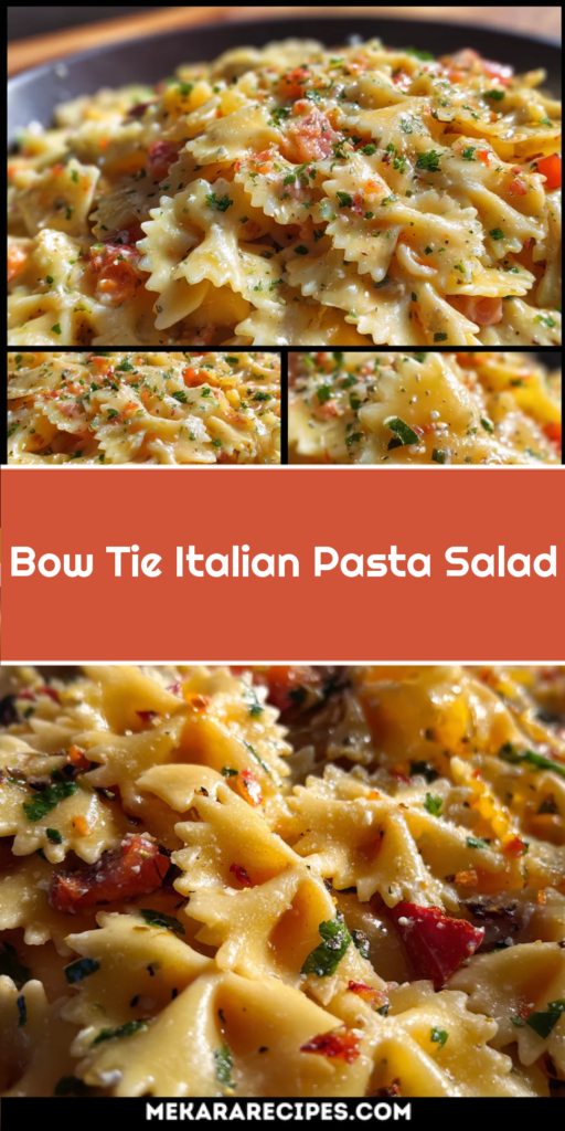 Bow Tie Italian Pasta Salad