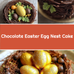 Chocolate Easter Egg Nest Cake