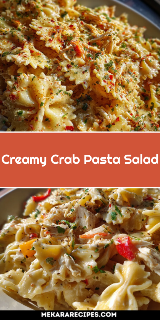 Creamy Crab Pasta Salad