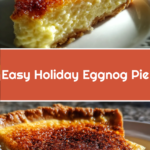 Easy Holiday Eggnog Pie