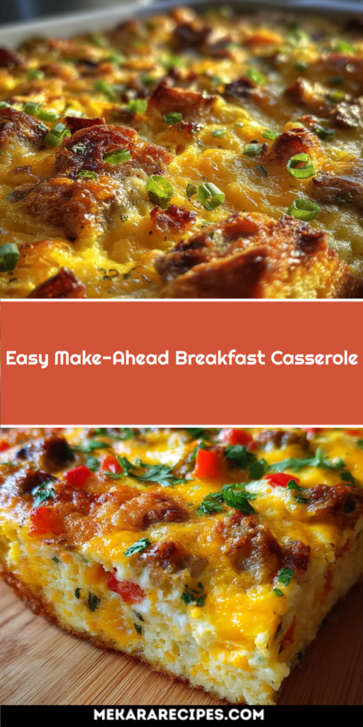 Easy Make-Ahead Breakfast Casserole