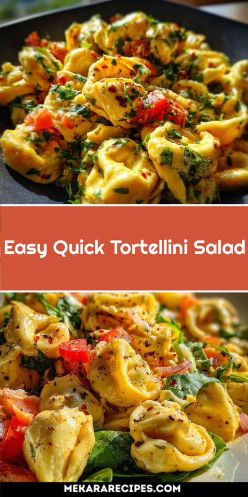 Easy Quick Tortellini Salad