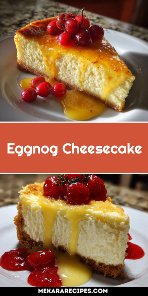 Eggnog Cheesecake
