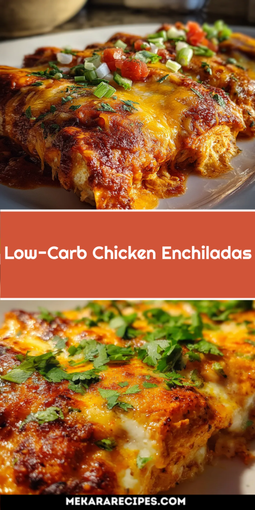 Low-Carb Chicken Enchiladas