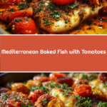 Mediterranean Baked Fish with Tomatoes