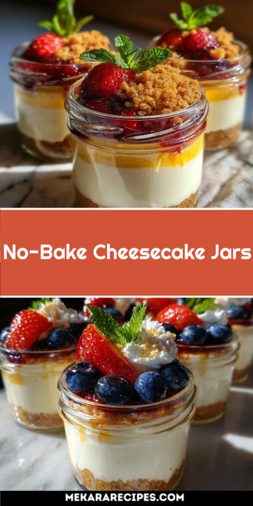No-Bake Cheesecake Jars