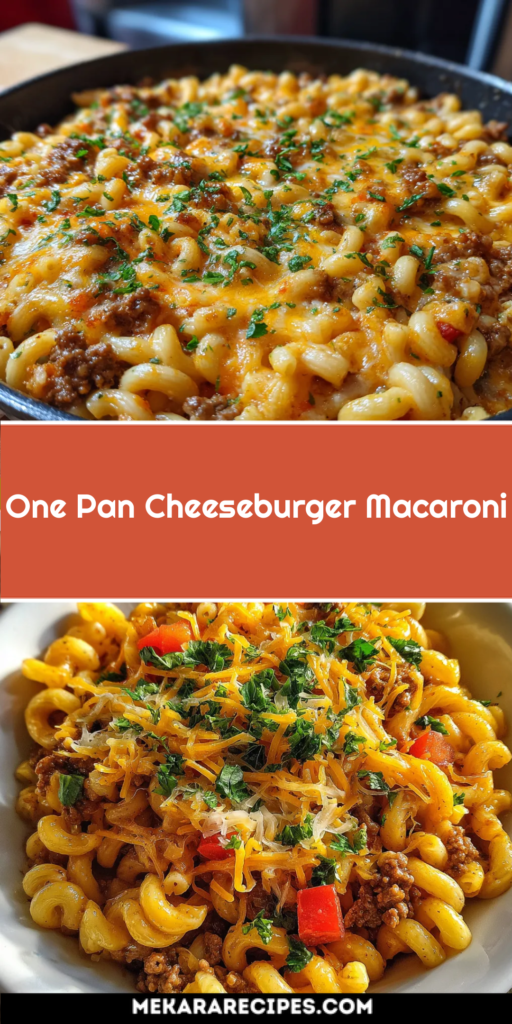 One Pan Cheeseburger Macaroni