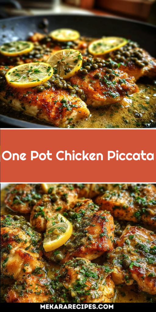 One Pot Chicken Piccata