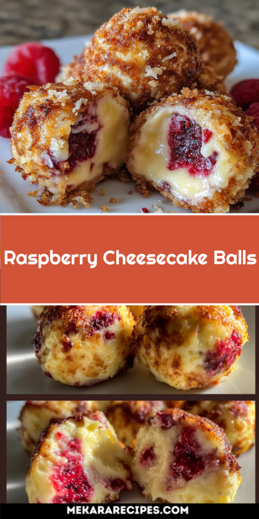 Raspberry Cheesecake Balls