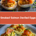 Smoked Salmon Deviled Eggs