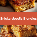 Snickerdoodle Blondies