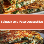 Spinach and Feta Quesadillas