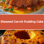Steamed Carrot Pudding Cake
