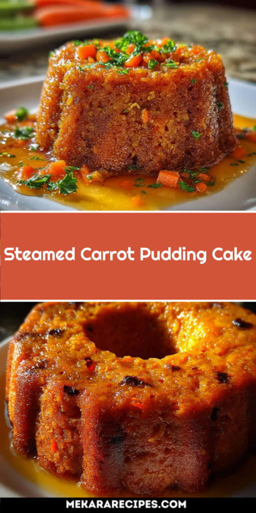 Steamed Carrot Pudding Cake