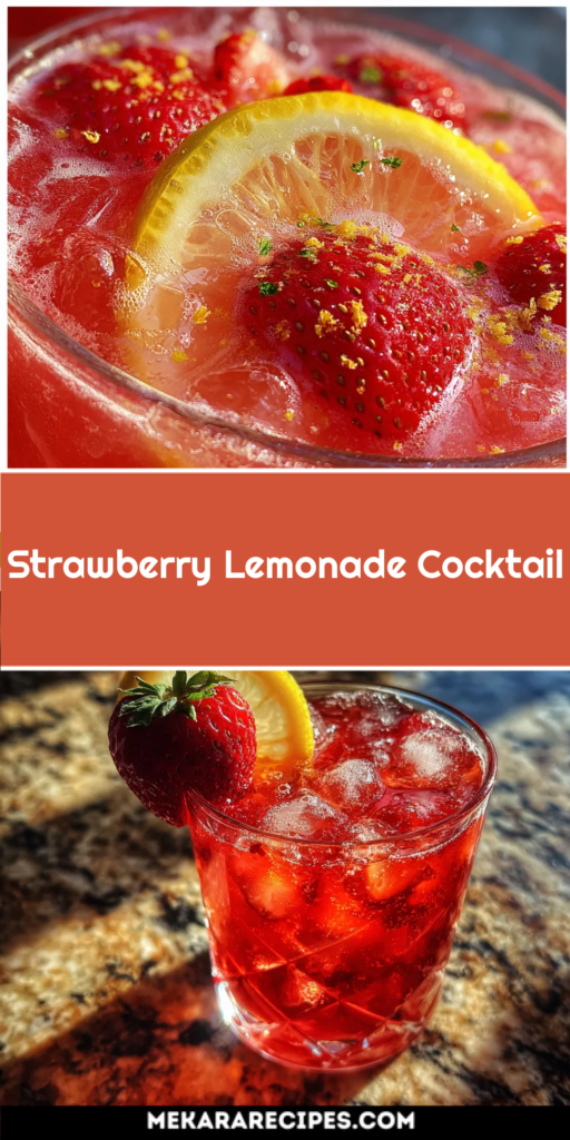 Strawberry Lemonade Cocktail