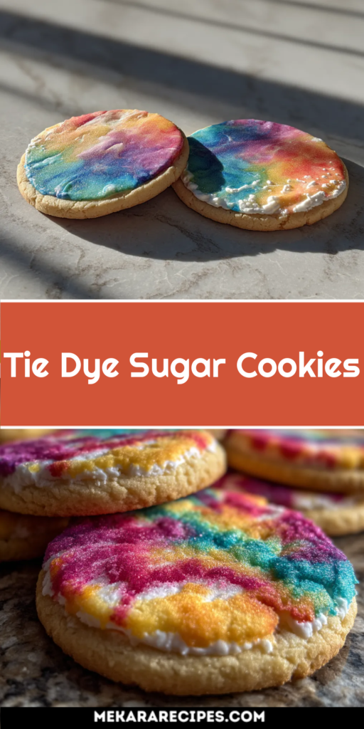 Tie Dye Sugar Cookies