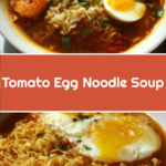Tomato Egg Noodle Soup