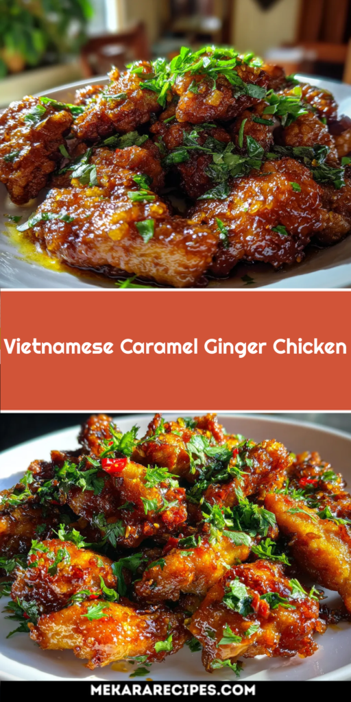 Vietnamese Caramel Ginger Chicken